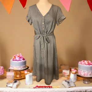 Pretty striped blue and white dress new with tags